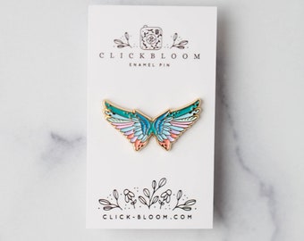 Wings Mural Phoenix Arizona Roosevelt Row Enamel Pin