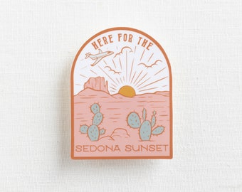 Sedona Sunset Vinyl Sticker