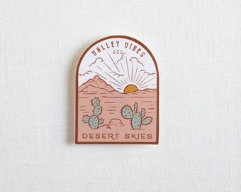 Valley Vibes & Desert Skies Vinyl Sticker