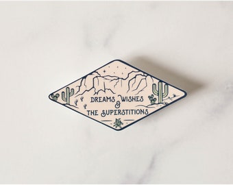 Superstition Mountains Vinyl Sticker