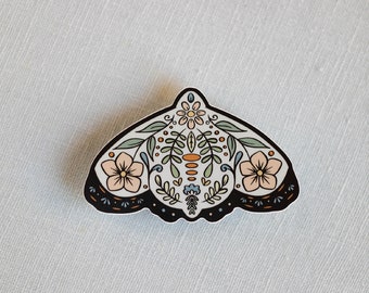 Moth Folk Vinyl Sticker