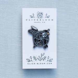 Letterpress Enamel Pin