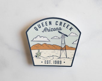 Queen Creek Vinyl Sticker