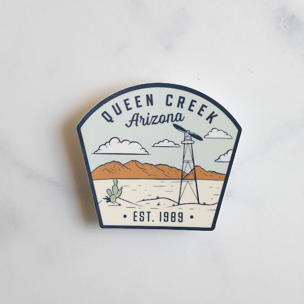 Queen Creek Vinyl Sticker