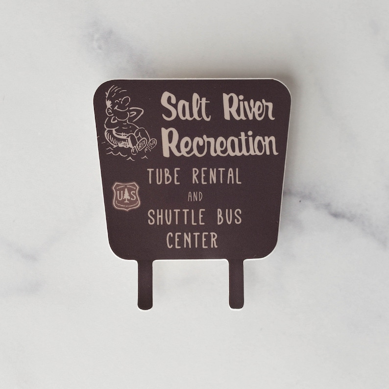 Salt River Tubing Tonto National Forest Vinyl Sticker Etsy
