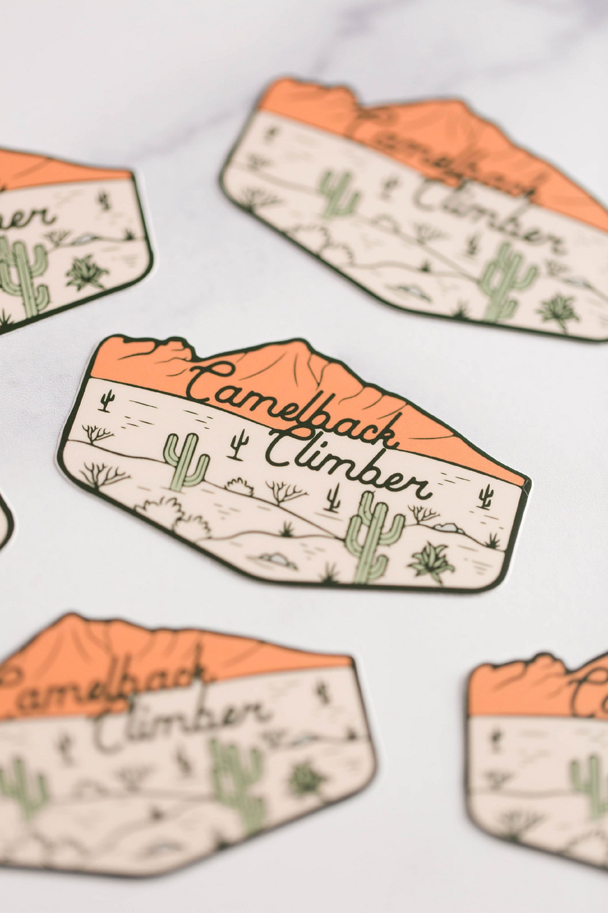 Camelback Mountain Climber Vinyl Sticker - Etsy