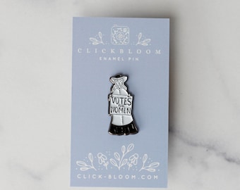 Votes for Women Suffragette Enamel Pin