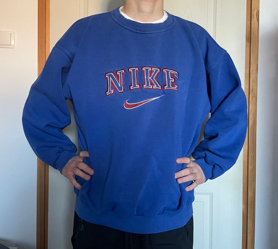 BOOTLEG Vintage Nike Spell Out Sweatshirt Crew Retro Jumper | Etsy