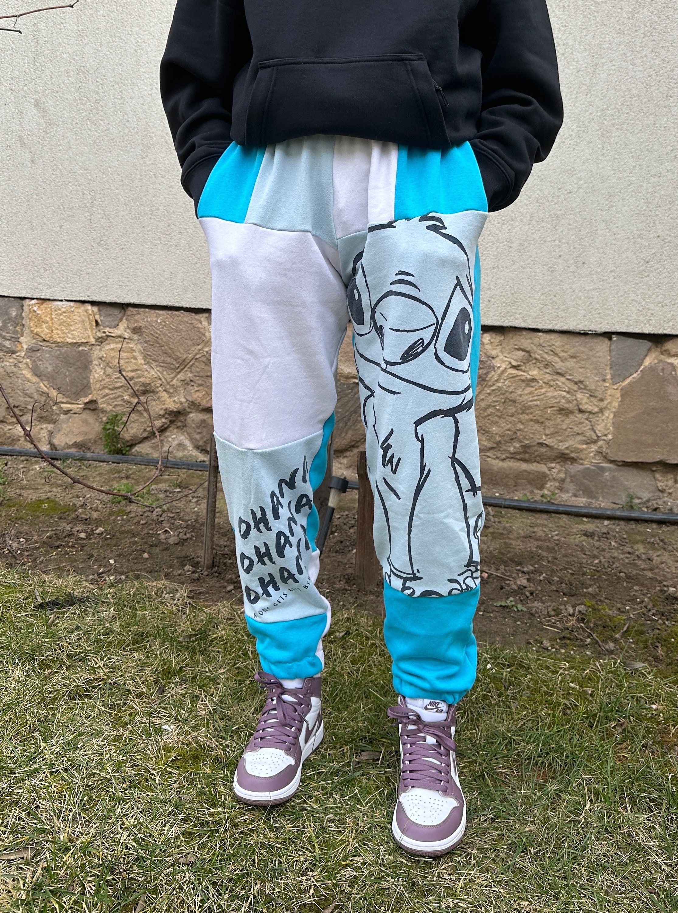Nike Patchwork Sweatpants Etsy UK