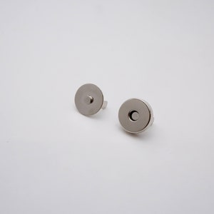 5 Mm 0.2 Inch Extra-strong Small Magnetic Sterling Silver 925 Button Clasp  1 Pc. 