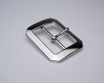 Japanese Buckle - Nickel Single Prong (40mm)