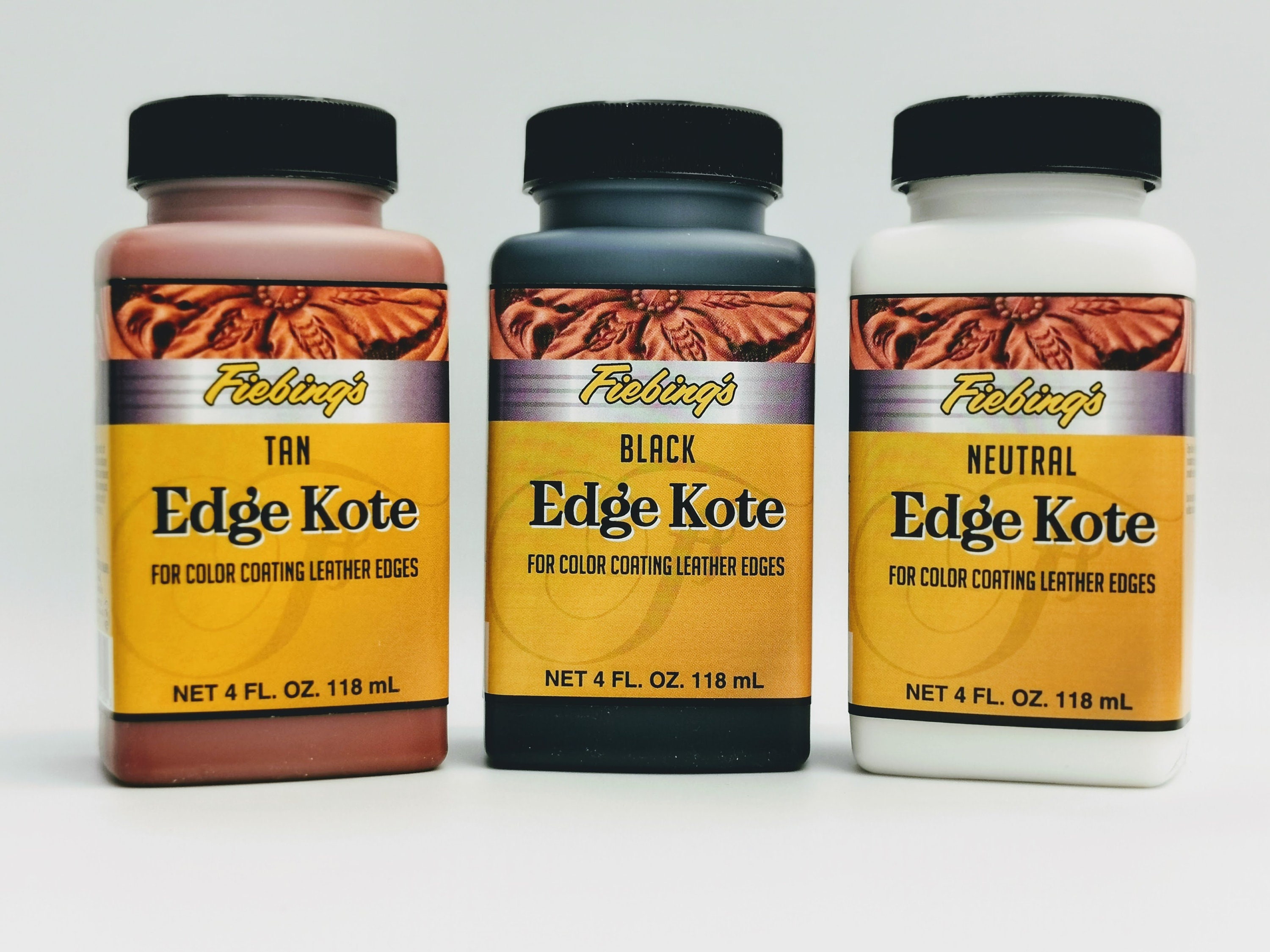 Fiebings Edge Kote 4 Oz 118 ml Brown - The Horse Barn