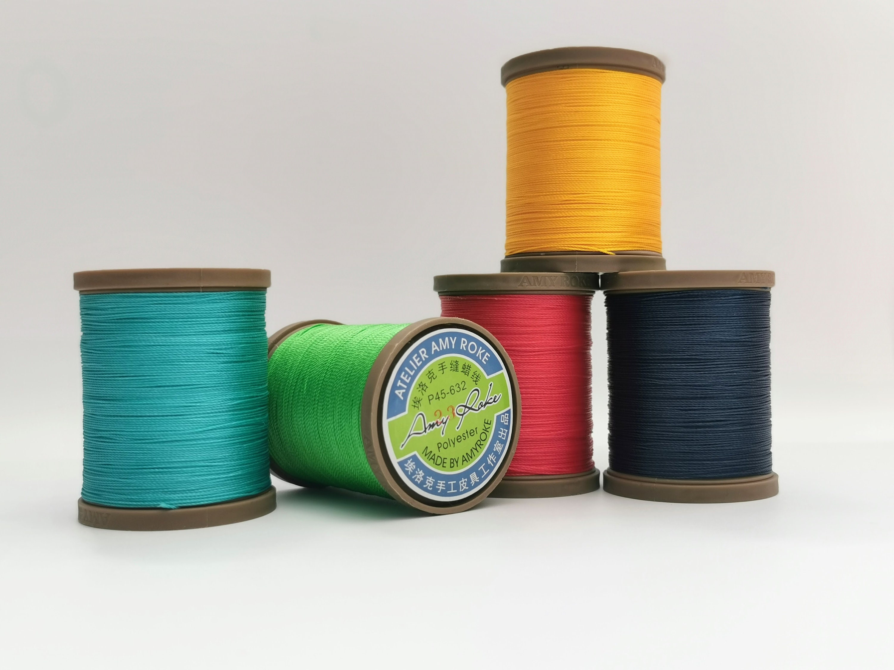 RITZA 25 Tiger Thread 1.00mm in 20 Colours. Fool Spool 500m/waxed Polyester  Thread/handsewing Leather/waxed Thread 