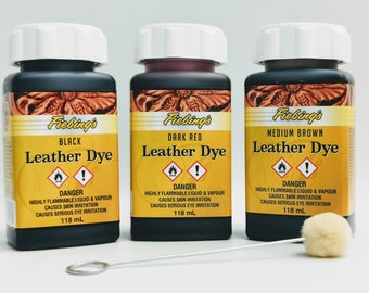 Fiebing's Leather Dye Multiple Colors 4 Oz 