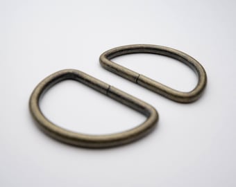 Japanese D-Ring Ring 2pc Set 40mm (Nickle or Antique)