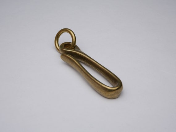 Kyoshin Elle Japanese Brass Fish Hook Key Chain / Jump Ring and Hook 59.5mm  Medium -  Canada