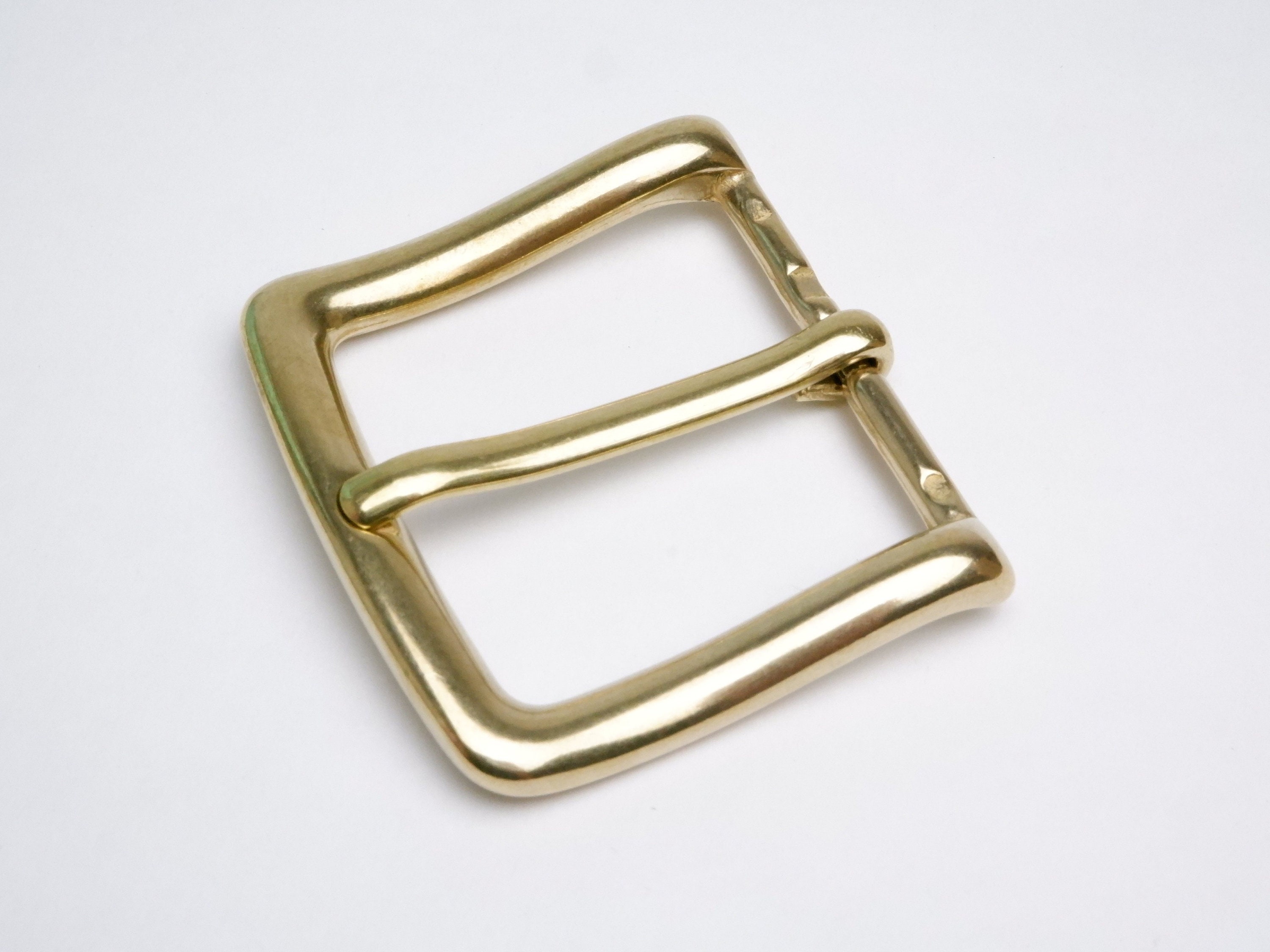 Solid Brass Octagonal Belt Buckles Classical Pin Belt Buckle 1 1/2  40mm/1.5inch