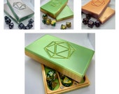 Dice box 3D printed dice chest dnd color shift ombré