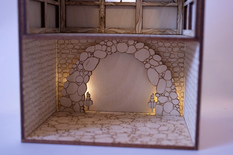 Book Nook the Tavern DND Home Decor Etsy