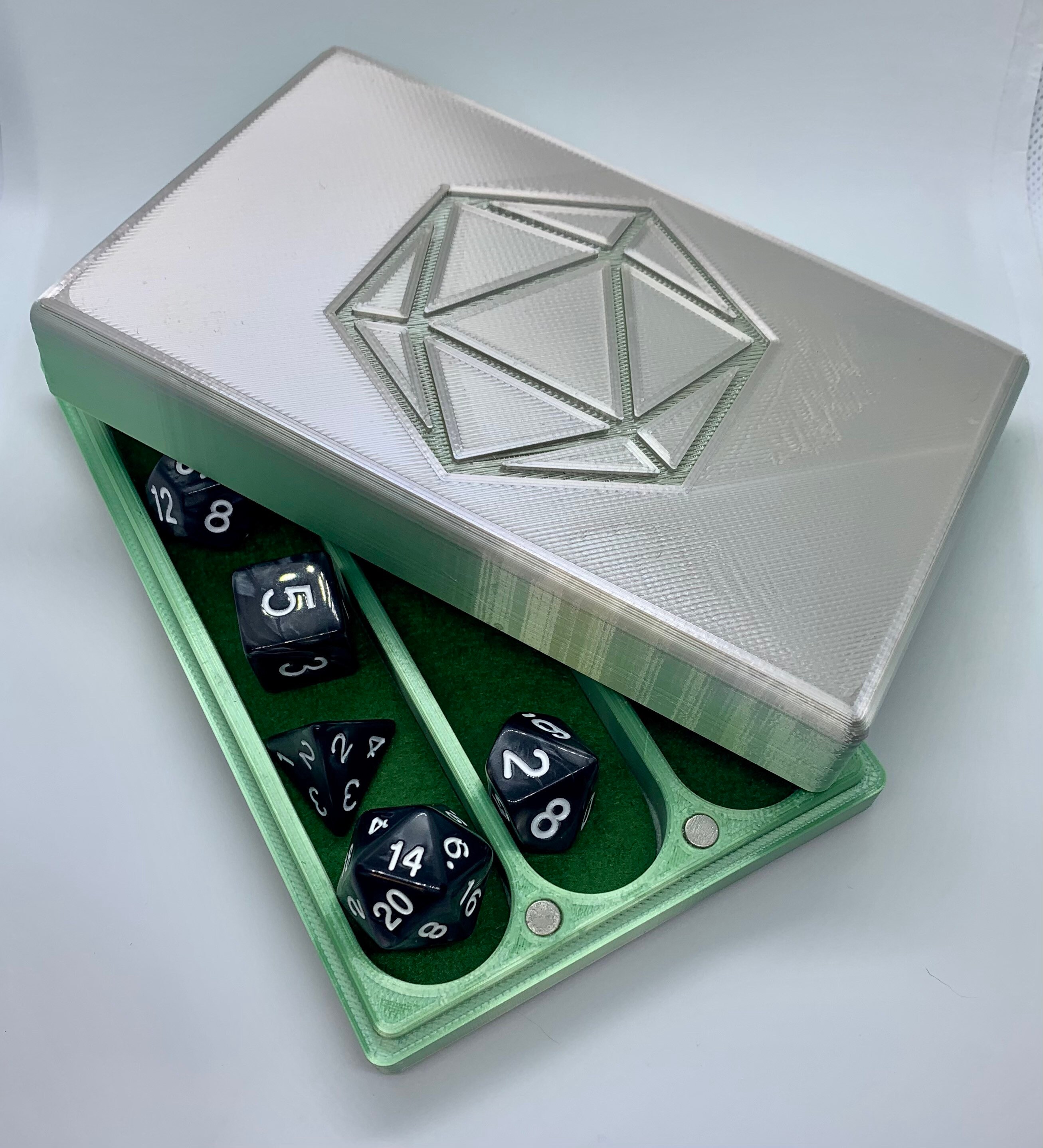 Dice box 3D printed dice chest dnd color shift ombré Etsy