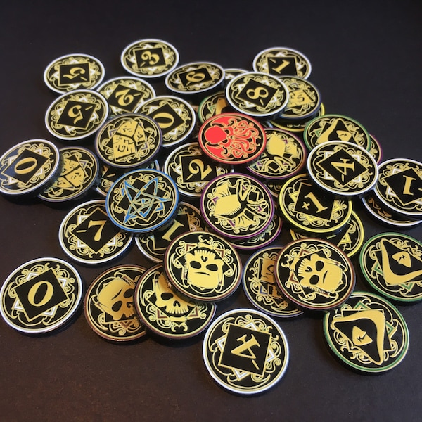 Chaos Tokens - Arkham Horror LKG Full Core Pack Call of Cthulhu Kartenspiel Brettspiel Upgrade