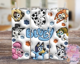 Character Friends  3D 20oz Tumbler *Option to Personalize*