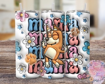 MOM! 3D 20oz Tumbler *Option to Personalize*