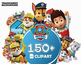 Paw patrol png, paw patrol clipart, paw patrol birthday, paw patrol party, paw patrol printable, paw patrol digital paw patrol images bundle