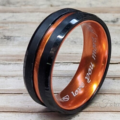 Thin Orange Ring EMS Search and Rescue SAR Dispatcher Line Etsy