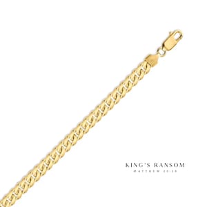 14k Gold Miami Cuban Chain, 925 Sterling Silver Necklace, 2mm 3mm 5mm 7mm Cuban Chain, Men&#39;s and Women&#39;s Necklace