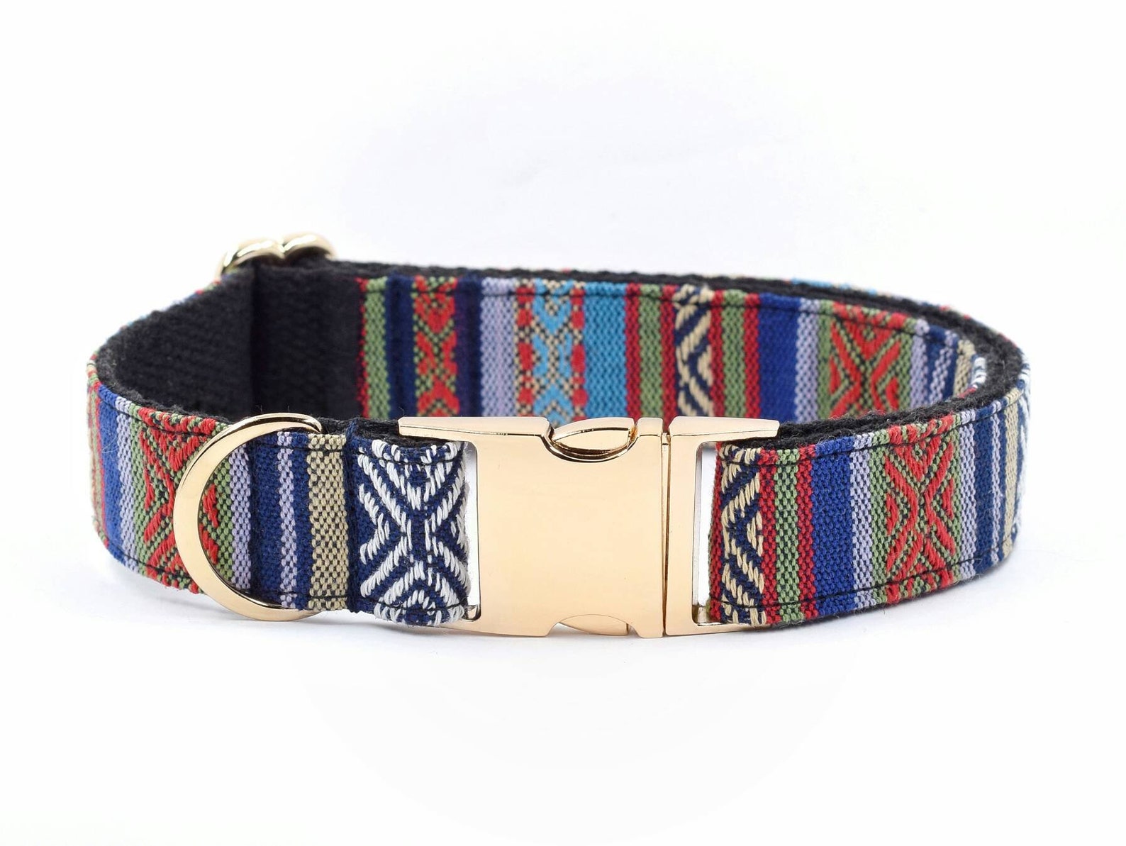 Weihnachts-Hundehalsband Mit Blume, Kariert – Verstellbar, Weich, Für Große Hunde (Größe L, 35-60 Cm)