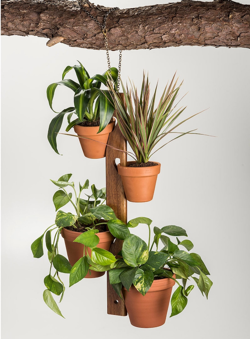 4 Pot Hanging Plant Holder image 1