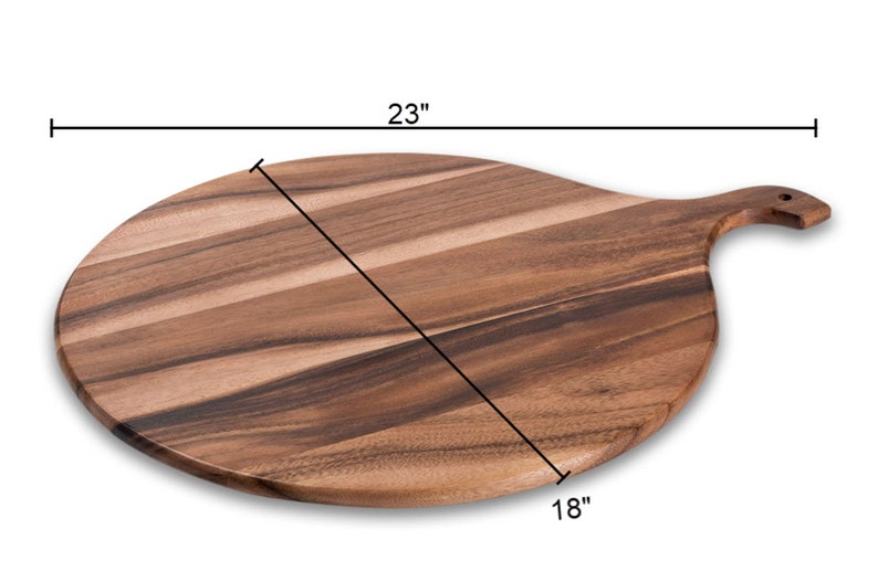 Round Acacia Wood Cutting Board