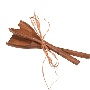S/2 Acacia Wood Salad Servers
