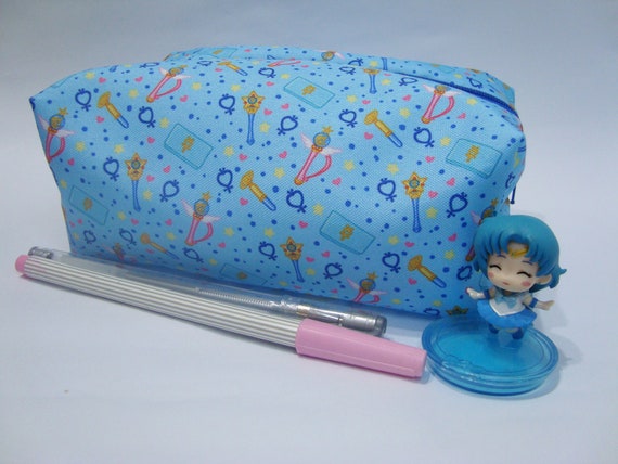 Sailor Mercury Pencil Case Case Pencil Bag Zipper Pouch Etsy