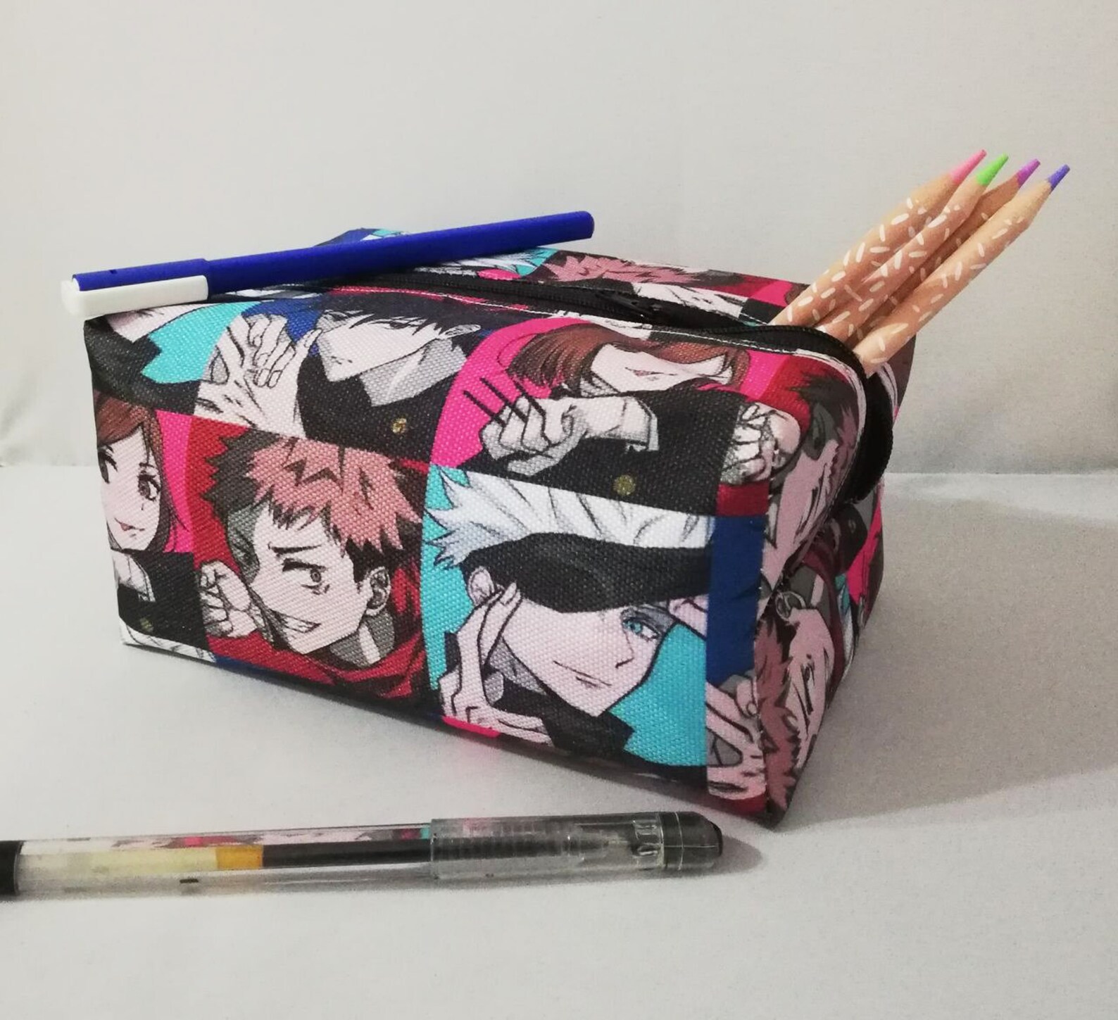 Jujutsu Kaisen Anime pencil case pencil bag toiletry bag Etsy