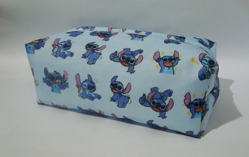 Stitch pencil case case pencil bag zipper pouch make up Etsy