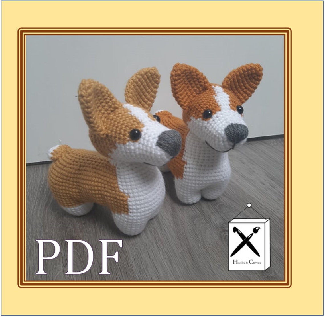 Cute Dog Amigurumi Crochet Pattern PDF Tutorial With Etsy