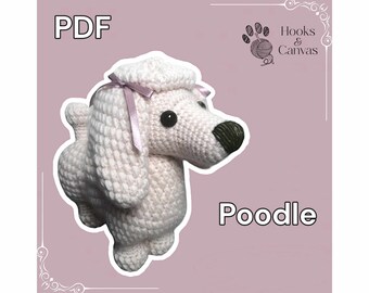 Poodle Dog Amigurumi Crochet Pattern: Step-by-Step PDF Tutorial (English)