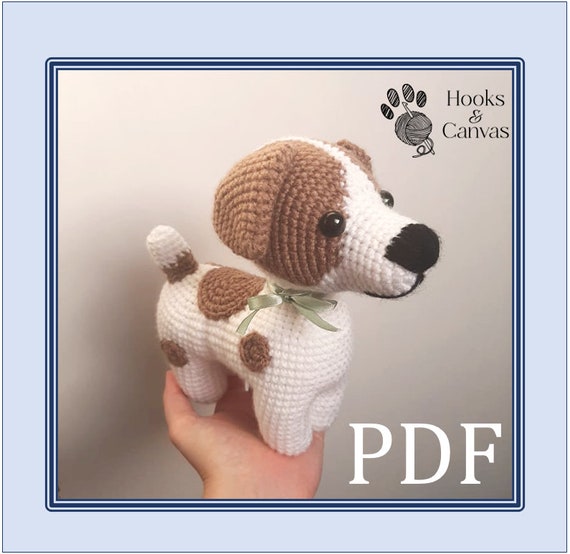 Cute Jack Russell Dog Amigurumi Crochet 