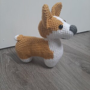 Cute Corgi Dog Amigurumi Crochet Pattern PDF tutorial with step by step photos and pictures image 2