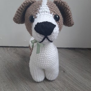 Cute Jack Russell Dog Amigurumi Crochet Pattern PDF tutorial with step by step photos and pictures image 3