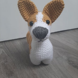 Cute Corgi Dog Amigurumi Crochet Pattern PDF tutorial with step by step photos and pictures image 4