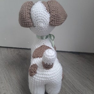 Cute Jack Russell Dog Amigurumi Crochet Pattern PDF tutorial with step by step photos and pictures image 6