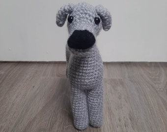 Greyhound Dog Amigurumi Crochet Pattern: Step-by-step PDF Tutorial