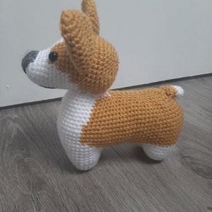Cute Corgi Dog Amigurumi Crochet Pattern PDF tutorial with step by step photos and pictures image 7