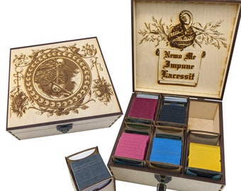 Edgar Allan Poe MTG Deck Box: Cask of Amontillado, Holds 6 EDH Decks