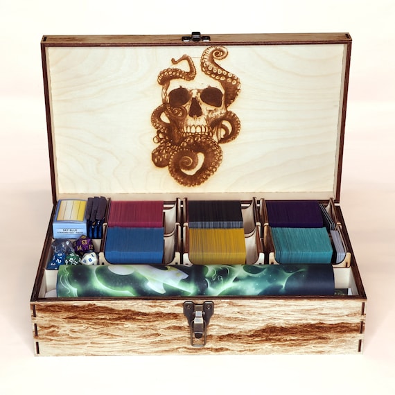 Ultimate Commander Deck Box - Kraken Theme! Fits SIX EDH