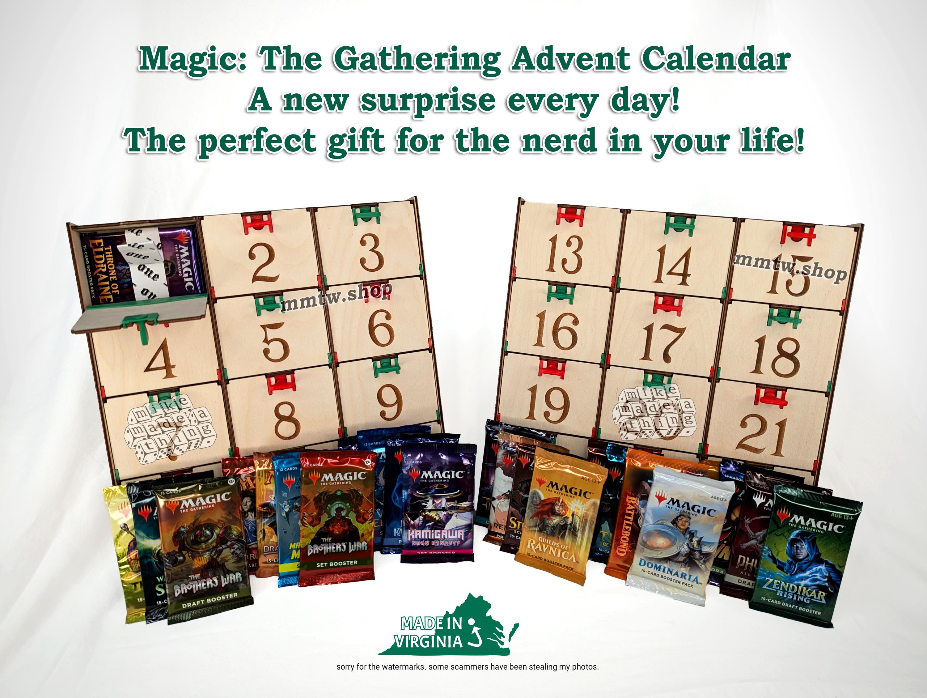 Advent Calendar Magic the Gathering - Etsy