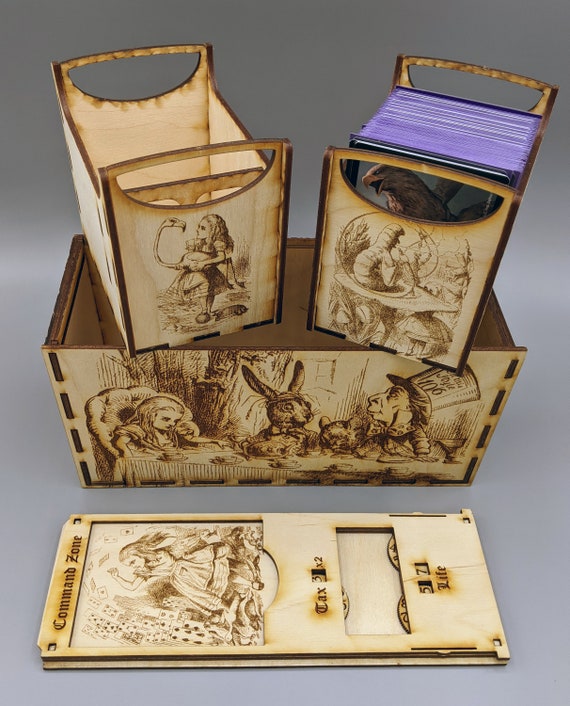 Alice in Wonderland Commander Deck Box: EDH Magic the Gathering - Etsy